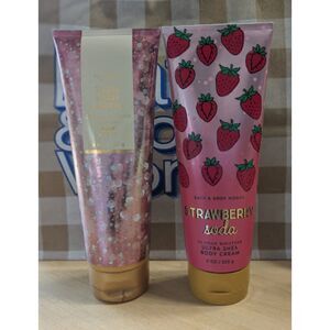 Bath & Body Works Triple Berry Martini & Strawberry Soda Ultra Shea Body Creams